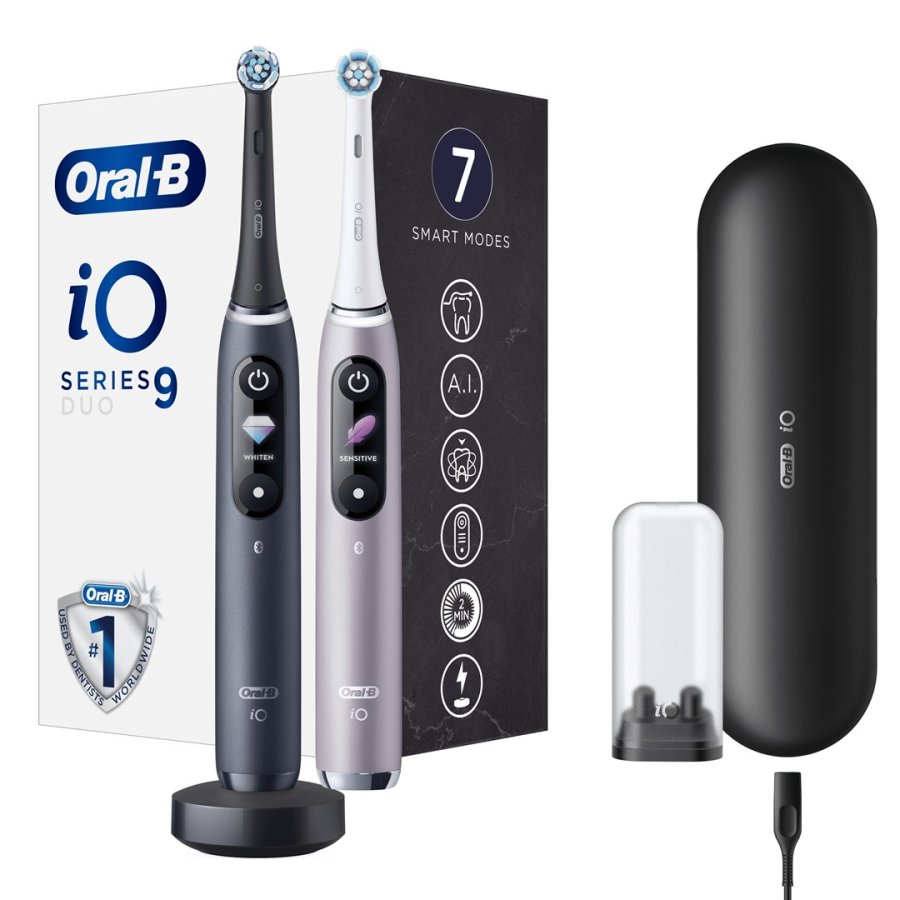 Szcoteczka Oral-B  iO Series 9 Duo Black Onyx/Rose #7
