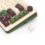 REDRAGON K681CGC-RGB-PRO Cyrus tastatur USB + RF Wireless + Bluetooth Hvid, Gr�n #9