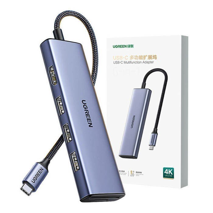 Ugreen 20956A interface hub USB Type-C 5000 Mbit/s S�lv #3