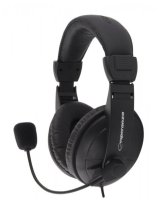 Esperanza EH103 hovedtelefoner/headset Sort #3