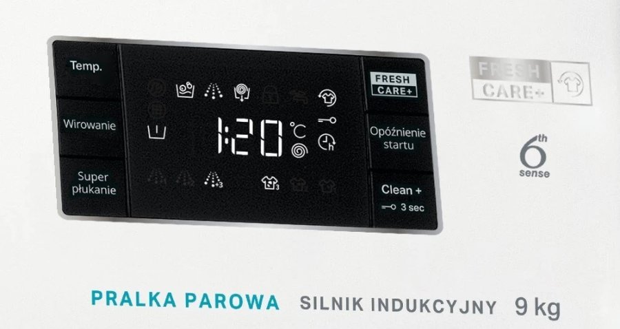 Fritst�ende vaskemaskine Whirlpool FFB 9258 SV DA 9 kg, 1200 omdrejninger pr. minut, hvid #5