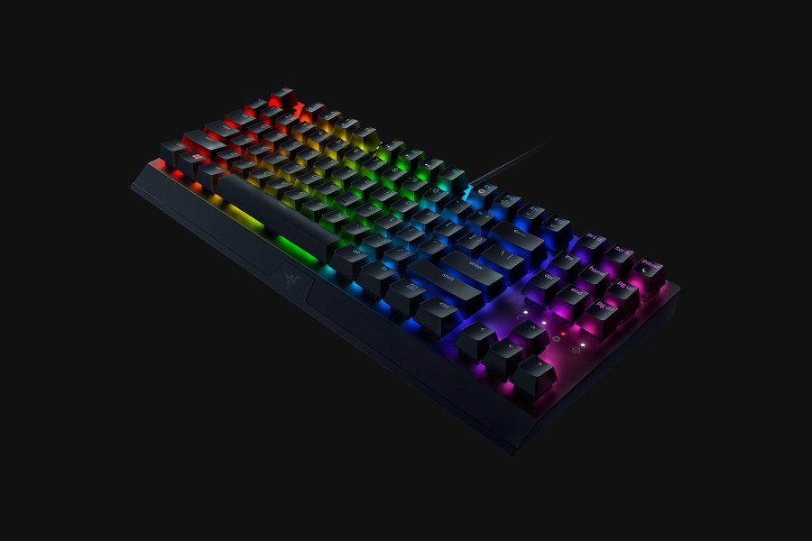 Razer Blackwidow V3 Tenkeyless tastatur Spil USB QWERTY US engelsk Sort #4