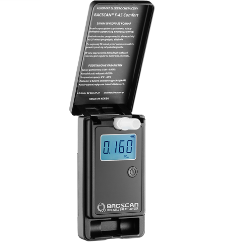 BACscan F-45 alkoholmeter 0 - 4% Sort #1