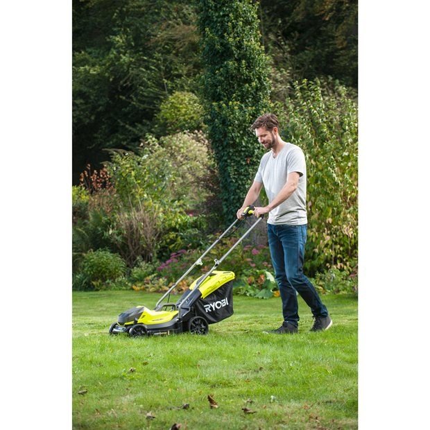 Ryobi OLM1833B plneklipper Skubbe plneklipper Batteri Sort, Grn #6