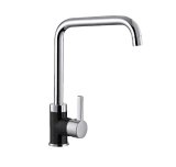 PYRAMIS SILVIO DUO granite black mixer #1