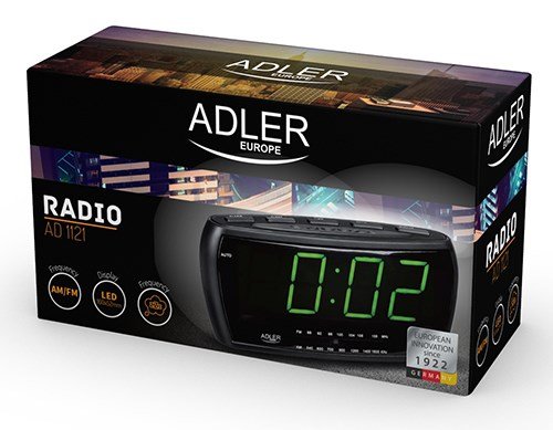 Adler AD 1121 radio Ur Analog & digital Sort #3