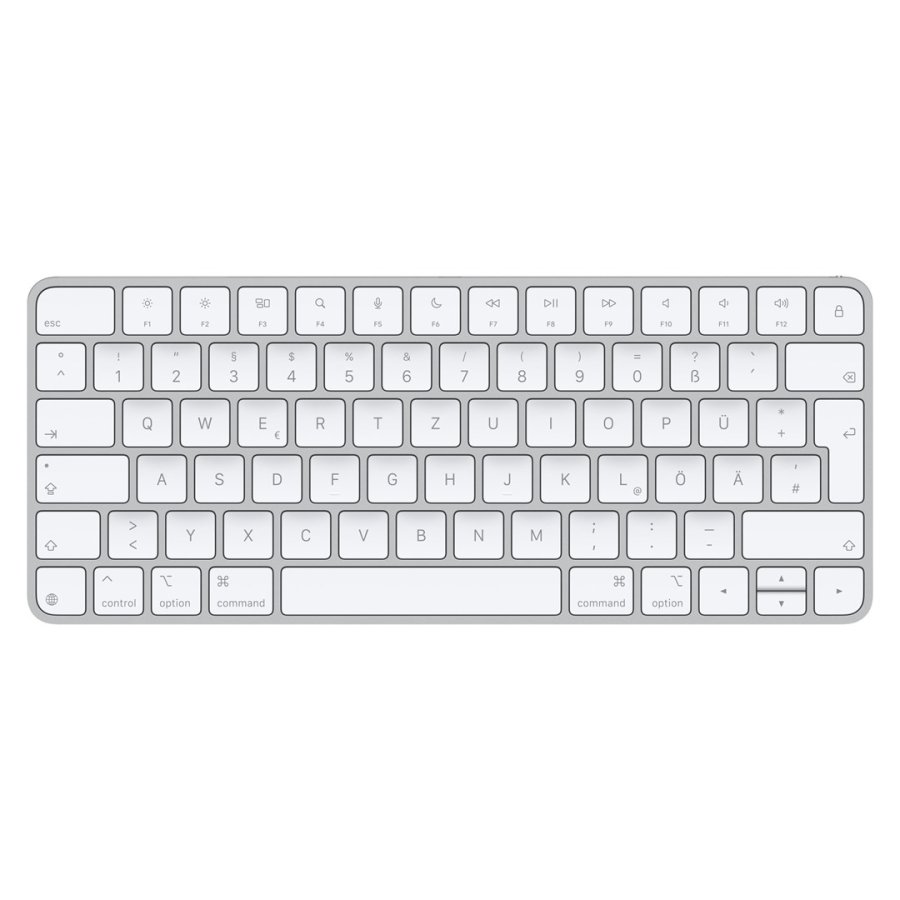 Apple Magic tastatur Universel USB + Bluetooth QWERTZ Tysk Hvid #1