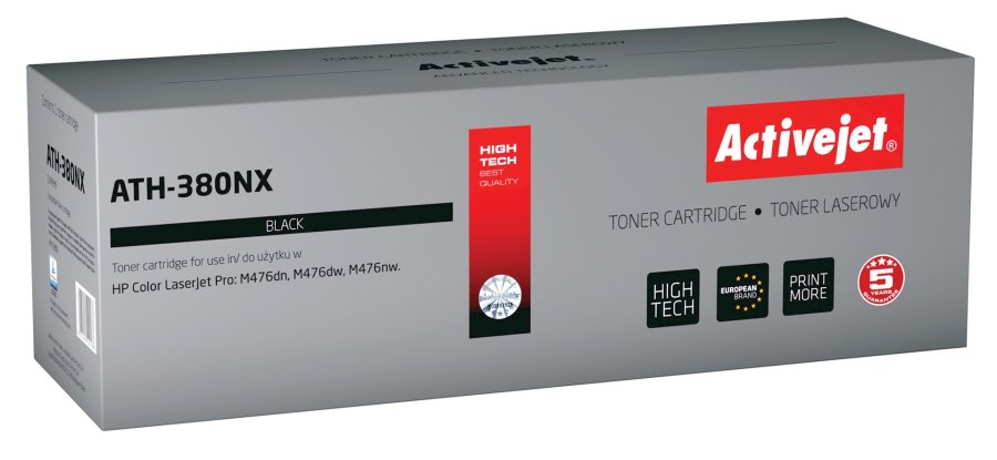 Activejet ATH-380NX (erstatning HP 312X CF380X; Supreme; 4400 sider; sort) #1