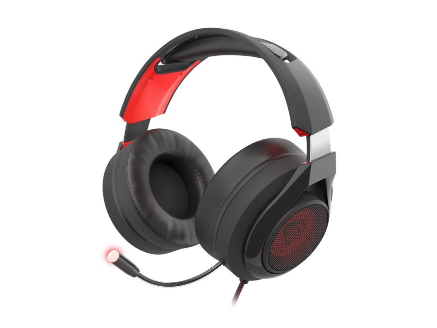 GENESIS Radon 610 Headset Ledningsfrt Spil USB Type-A Sort, Rd #1