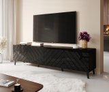 RTV-skab ABETO 200x42x52 sort blankt #3