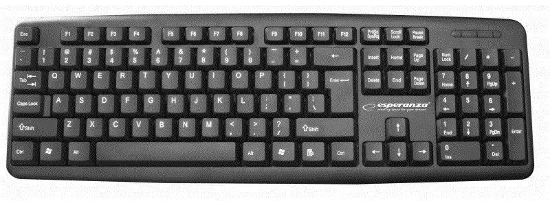 Esperanza EK134 tastatur USB Sort #6