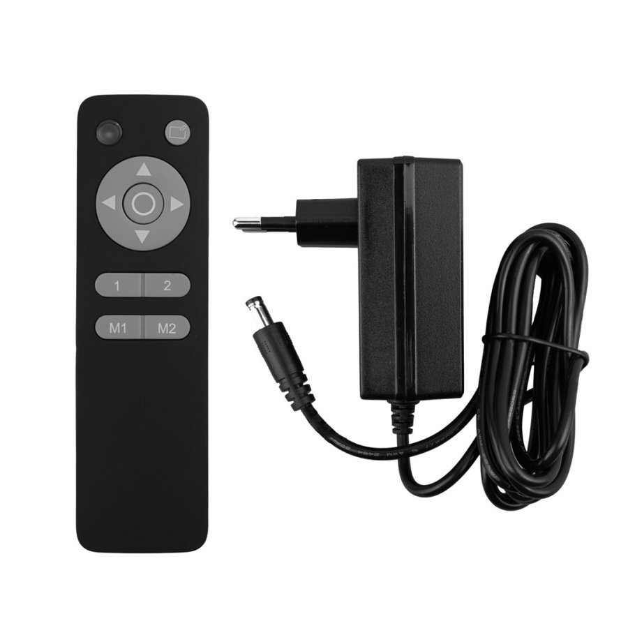 Maclean elektrisk TV-beslag til loftmontering, Tuya-kompatibel, maks. VESA 800x400, til TV 43-86