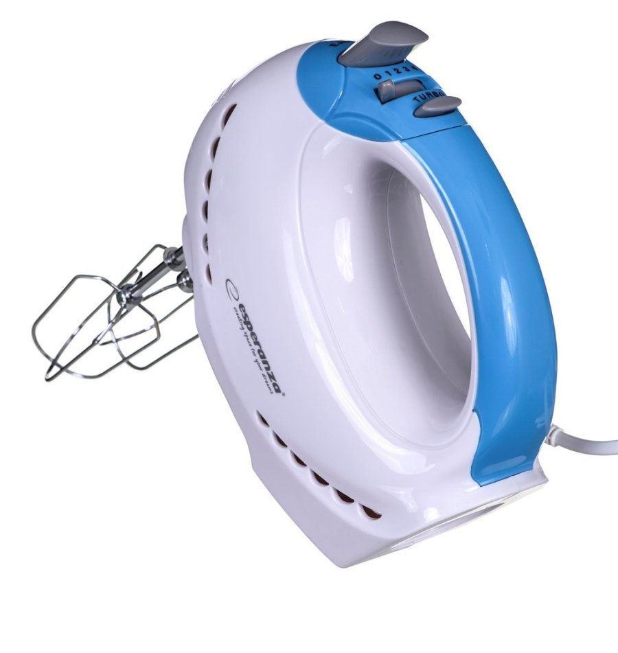 Esperanza EKM010 rremaskine og mikser Hndmixer 300 W Lyse Bl, Hvid #9
