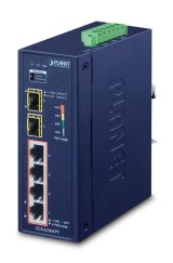 PLANET IGS-624HPT netv�rksswitch Ikke administreret Gigabit Ethernet (10/100/1000) Str�m over Ethernet (PoE) Bl� #1