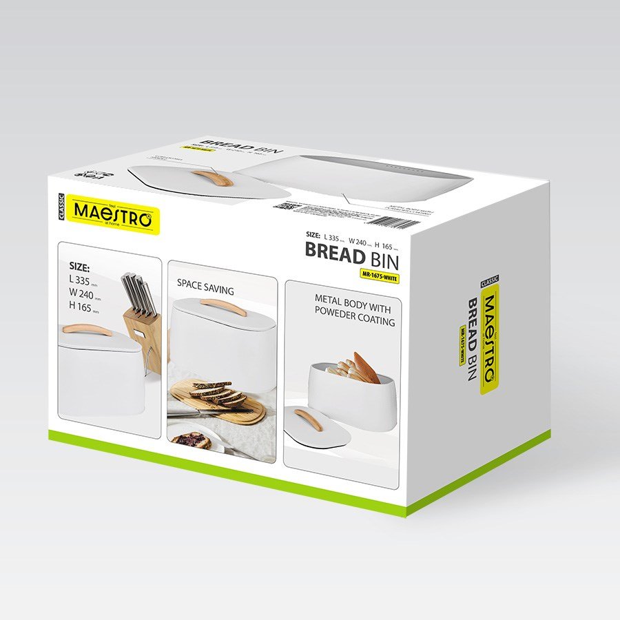 Br�dkasse MAESTRO MR-1675-WHITE Hvid #5