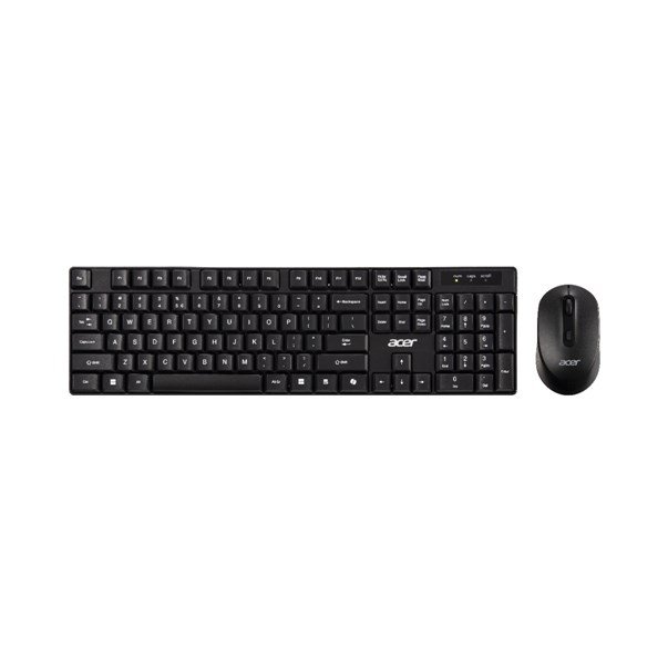 Acer GP.ACC11.03M tastatur Mus inkluderet Hjemme/kontor RF tr�dl�st Sort, Gr� #1