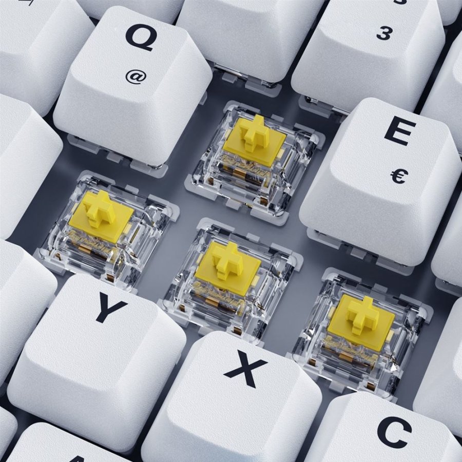 Sharkoon SKILLER SGK50 S3 PBT tastatur Spil USB QWERTZ Tysk Hvid #4