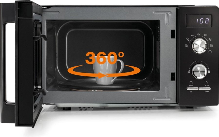 Gorenje MO20A3BH Sort Kombination mikroovn Bordplade 20 L 800 W #7