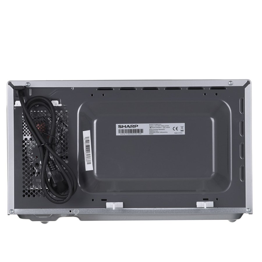 Sharp Home Appliances YC-MG01E-S mikroblgeovn Bordplade Kombination mikroovn 20 L 800 W Sort, Gr #5