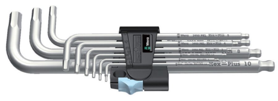 Wera 05073544001 unbrako ngle L-formet unbrakonglest Metric 9 stk #1