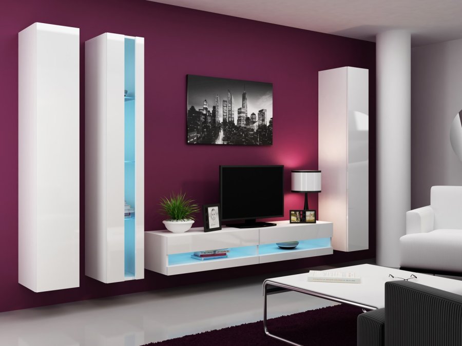 Cama RTVVIGO140N b/b TV stativ & underholdningscenter 2 hylder #5