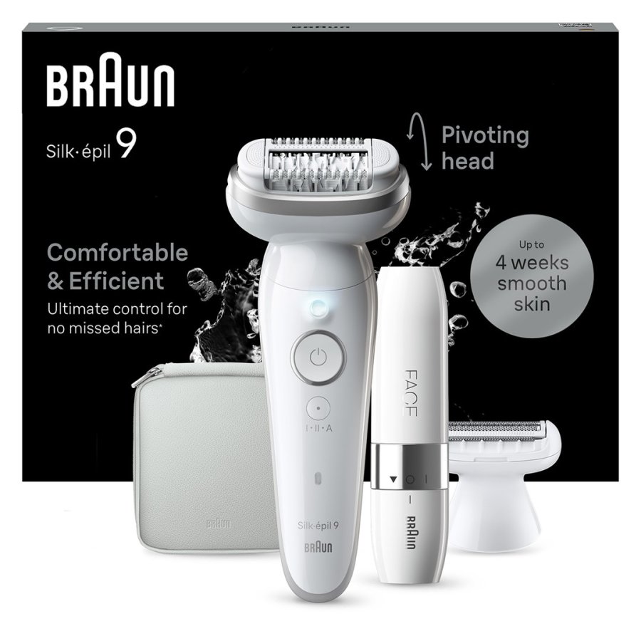 Braun Silk-pil 9 9-341 hrfjerner 40 pincetter Hvid #1