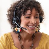 Poly Voyager 4320 UC Stereo USB-A-headset +BT700 USB-A-adapter + bordoplader #4