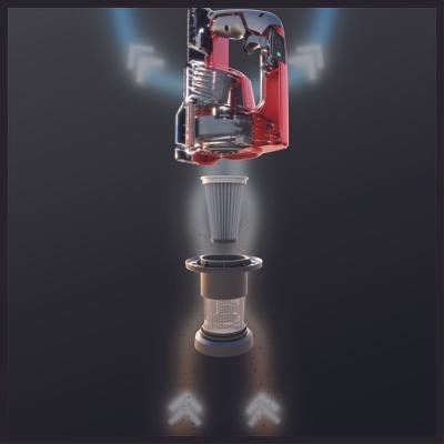Einhell TE-SV 18 Li-Solo 2-i-1 stangstvsuger Batteri Dry Posels Sort, Rd #19
