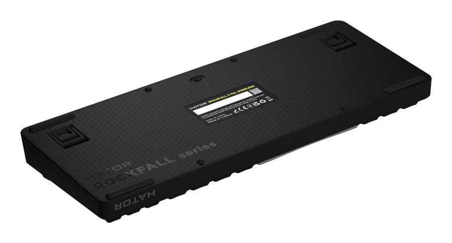 HATOR Rockfall 3 TKL Wireless tastatur Spil USB + RF Wireless + Bluetooth QWERTY US International Sort #6