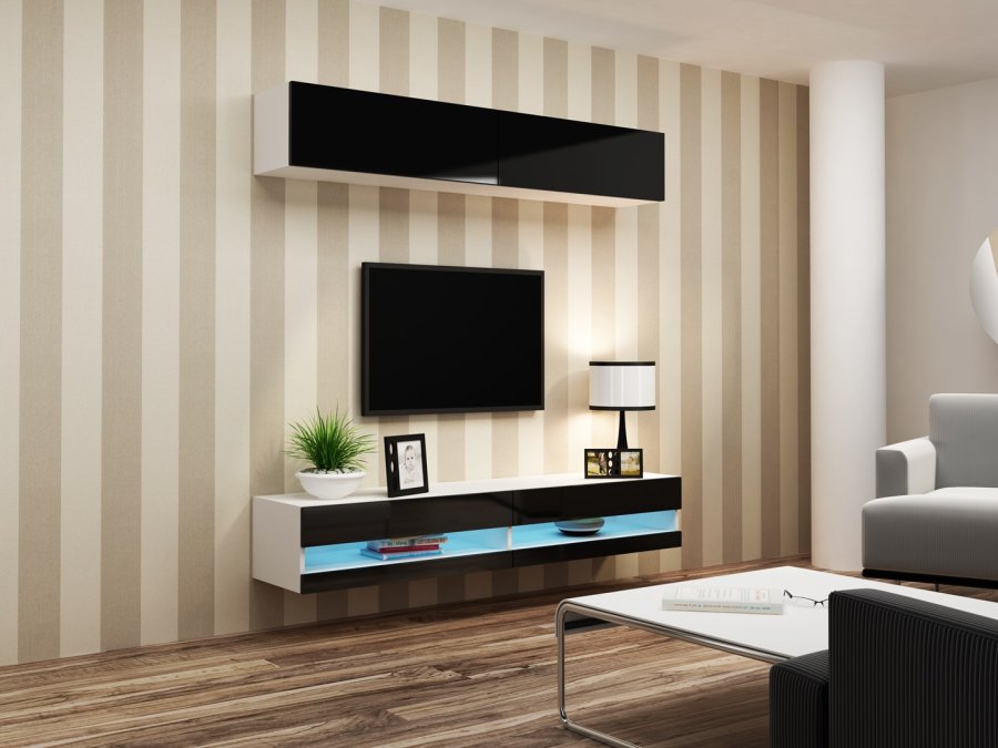 Cama RTVVIGO140N b/c TV stativ & underholdningscenter 2 hylder #6
