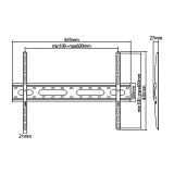 konomisk TV-holder Maclean, max VESA 600x400, 37-70