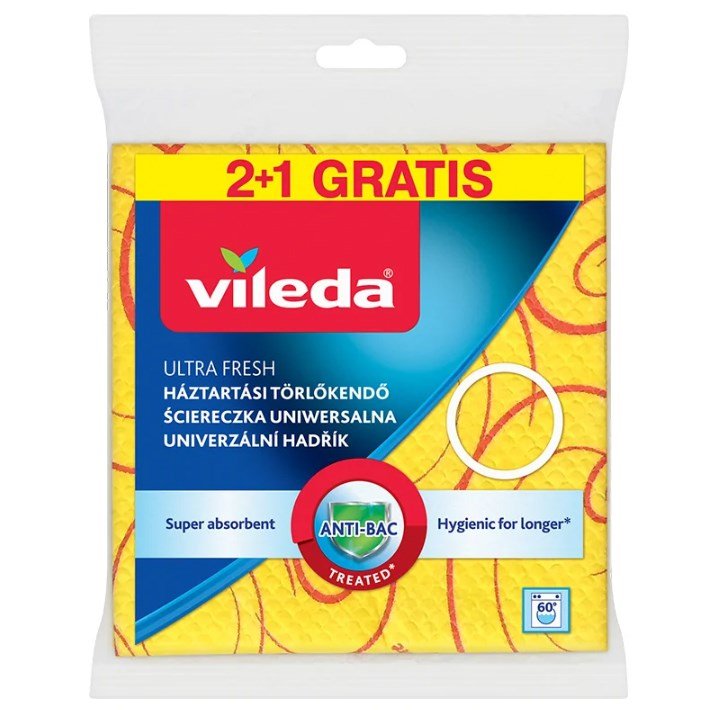 Karklud Vileda 144826 Gul (3 Dele) #1