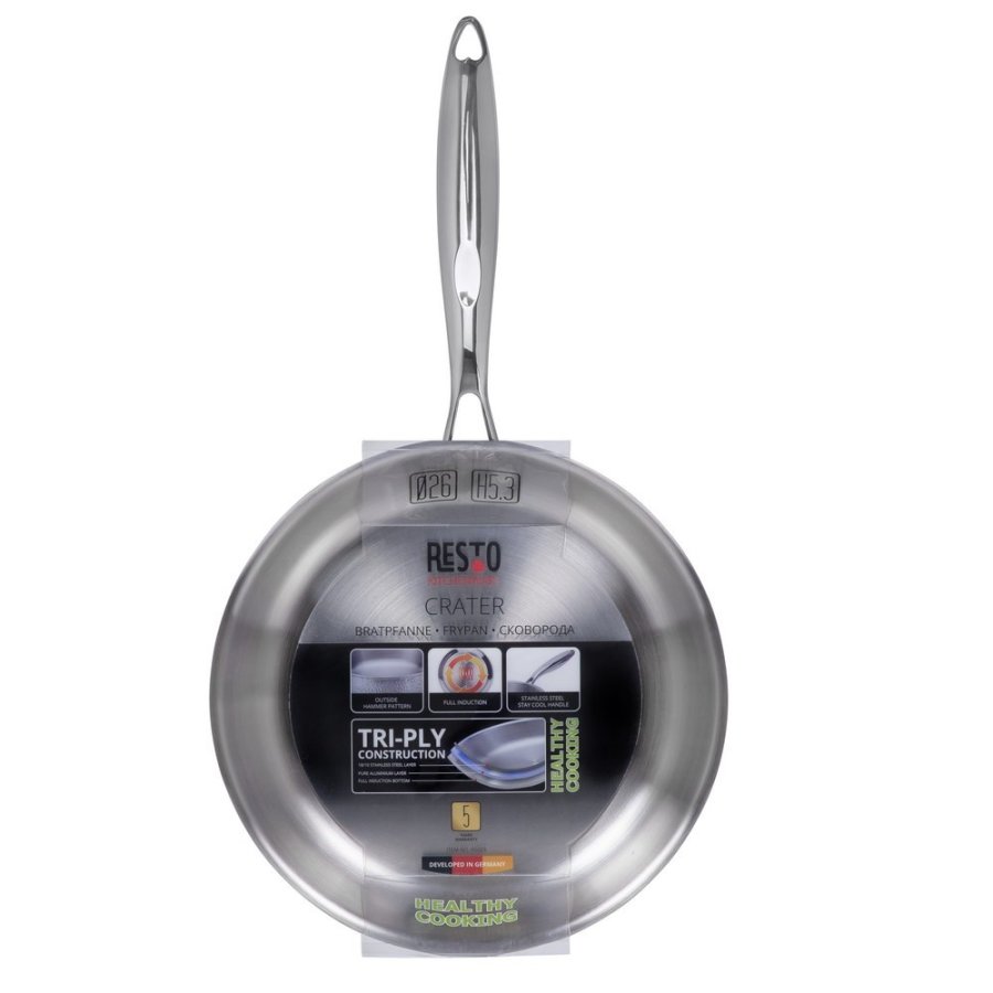 Resto Kitchenware Crater Gryde til alle forml Rund #7