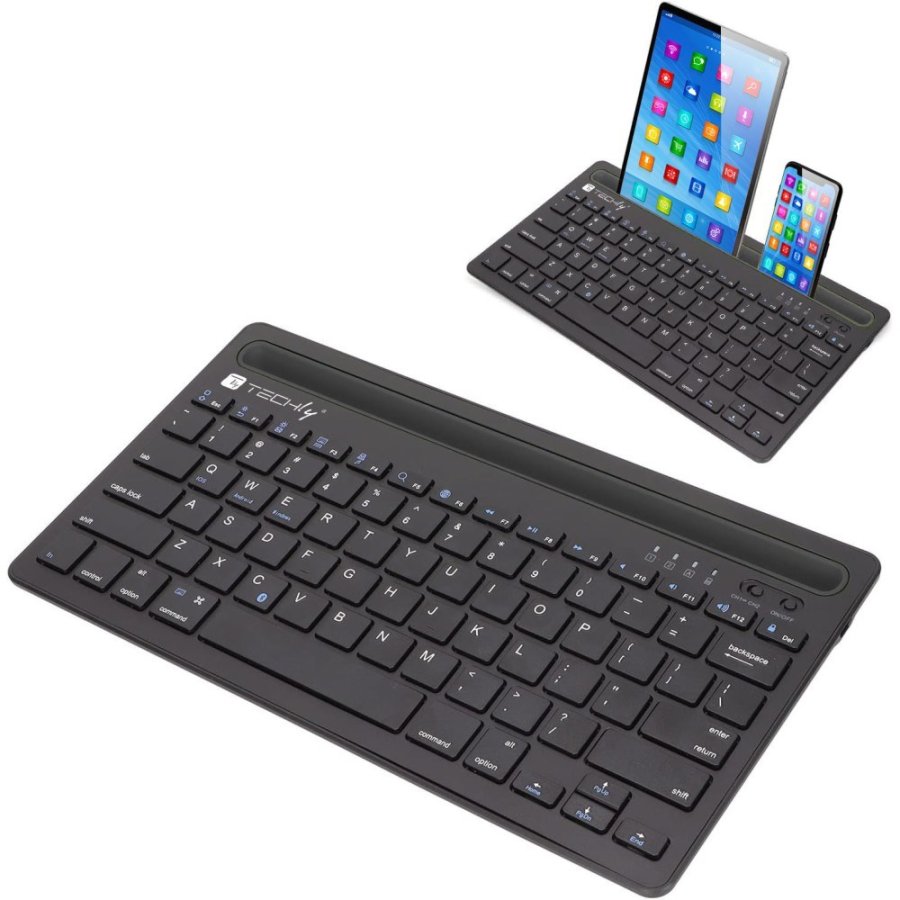 Techly ICTBK102U tastatur Universel Bluetooth QWERTY Engelsk Sort #4