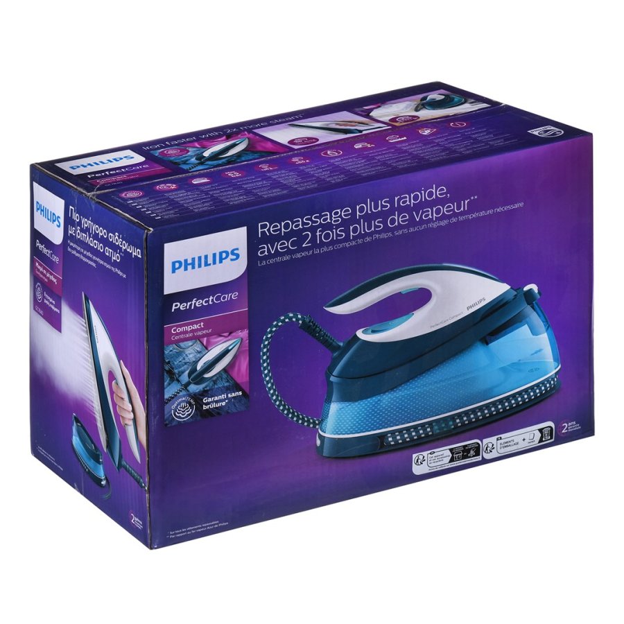 Philips GC7840/20 Dampstrygning station 2400 W 1,5 L DampGlid strygesl Bl, Hvid #11