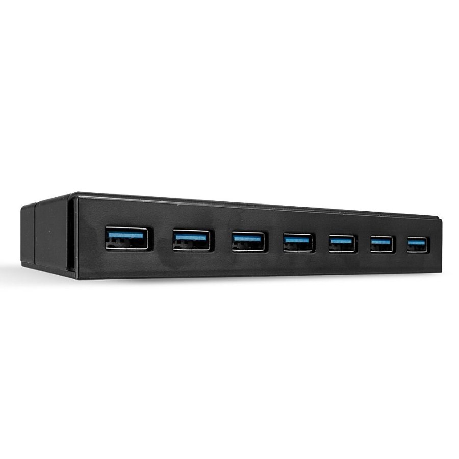 Lindy 43228 interface hub USB 3.2 Gen 1 (3.1 Gen 1) Type-A 5000 Mbit/s Sort #1