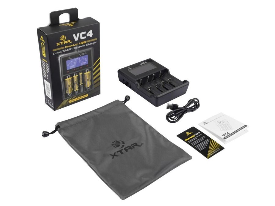 XTAR VC4SL batterioplader til Li-ion / Ni-MH / Ni-CD 18650 cylindriske batterier #16