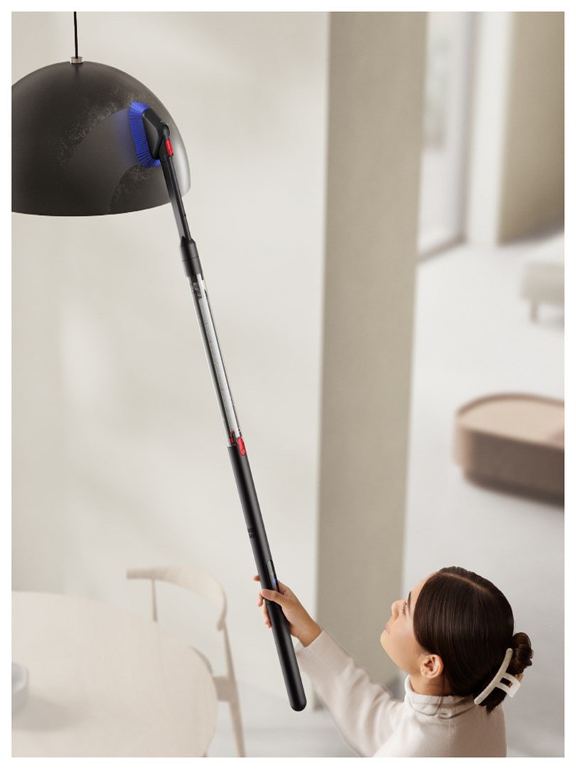 Dyson PencilVac Fluffycones Stick vakuum Batteri Dry Posel�s 0,8 L Sort, Gr� #6