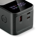 Powerbank 27 000mAh, 1x USB, 2x USB-C, 162,5W, QC4+, flashlight, LCD screen, black #7