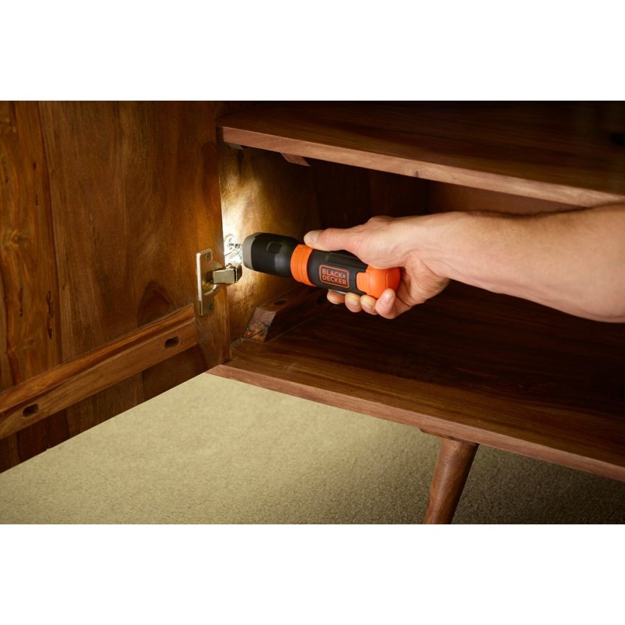 Black & Decker BCF601C-XJ elektrisk skruetrkker & slagbor 220 rpm Sort, Orange #6