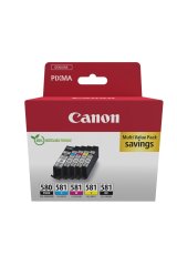 Canon 2078C007 blkpatron 5 stk Original Sort, Bl, Bl, Magenta, Gul #1