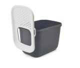 SAVIC HOP Antracit med Hvidt Lg  kattebakke  58,5x39x39,5 cm  1 stk. #2