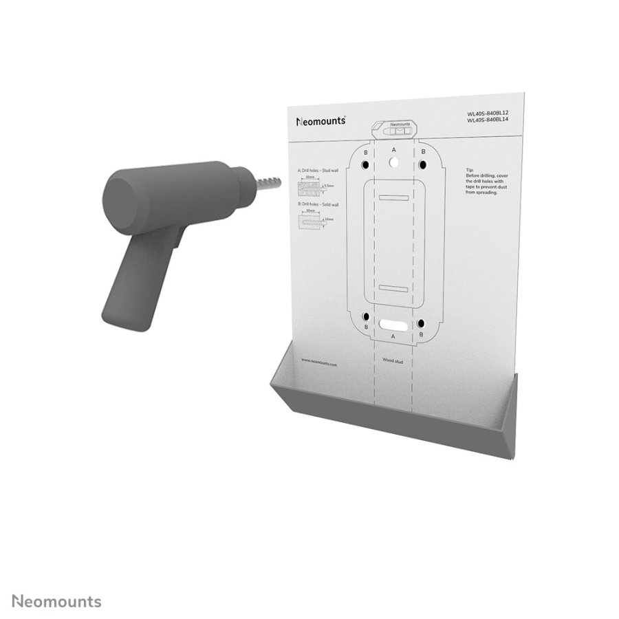 Neomounts WL40S-840BL12 tv-beslag 139,7 cm (55