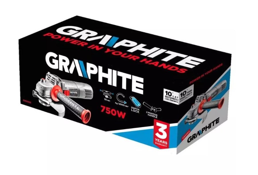 Vinkelsliber 750W Graphite 115mm skive #7