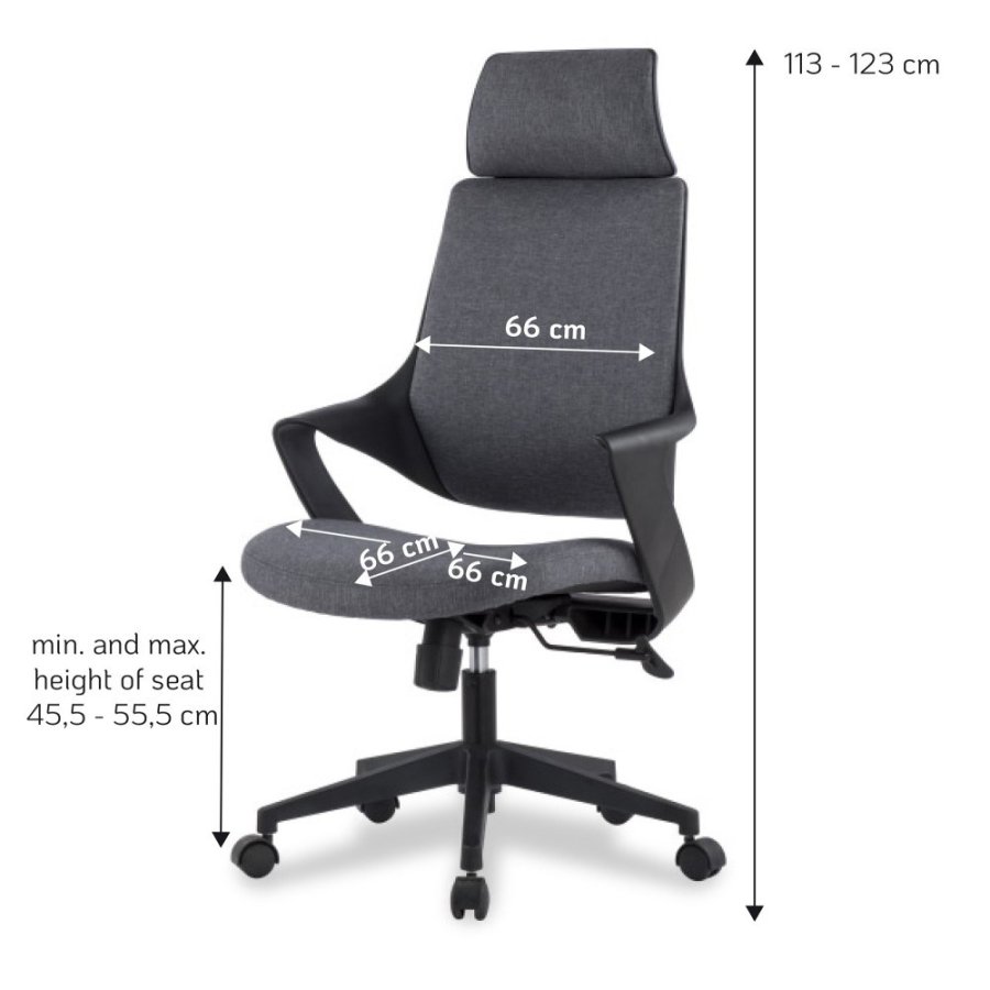 Techly ICA-CT MC017 Computermbel og kontorstol Polstret sde Polstret rygln #4