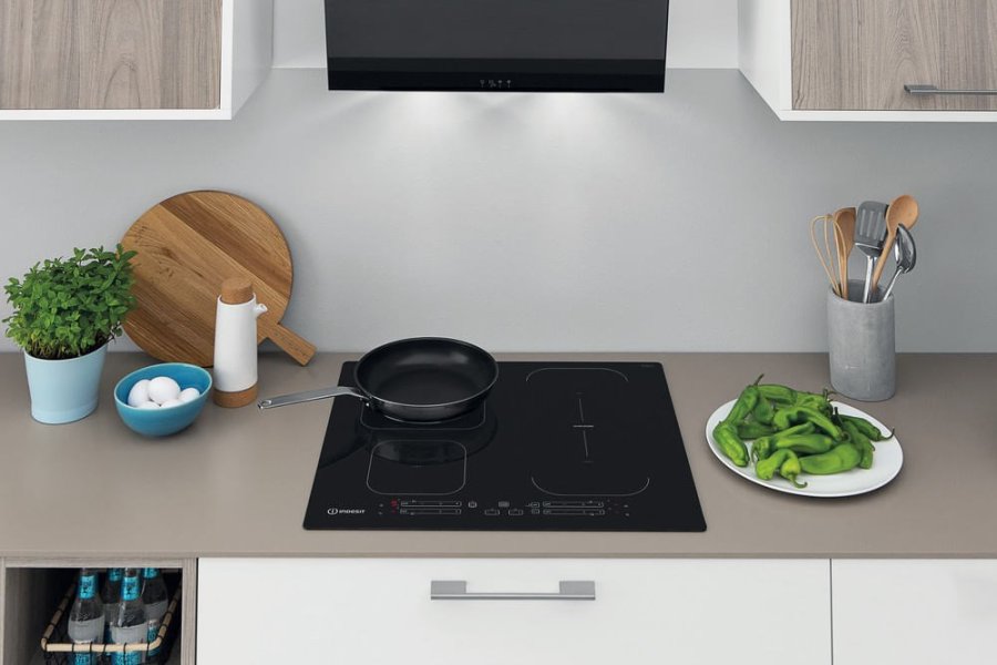 Indesit IB 65B60 NE Sort Indbygget 59 cm Zone induktionskogeplade 4 zone(s) #9