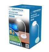 Esperanza ELD117 bordlampe 3 W LED Hvid #7