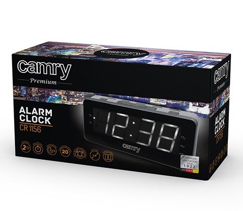 Camry CR 1156 Digital alarmur Sort, Gr #5