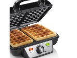 Tristar WF-2195 vaffeljern 2 vaffel/vafler 1000 W Sort, Rustfrit stl #4