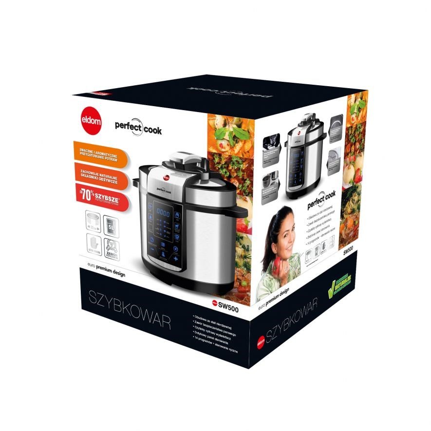 ELDOM SW500 PERFECT COOK 5 L Rustfrit stl 900 W #34